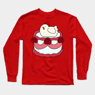 Birthday Cake Hen Long Sleeve T-Shirt